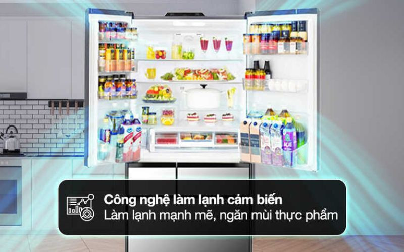 Lắp đặt Tủ lạnh Hitachi 6 cánh Inverter 670 lít R-GW670TV tại Ninh Bình 10 1756392072_tu_lanh_hitachi_6_canh_inverter_670_lit_r_gw670tv_hinh3