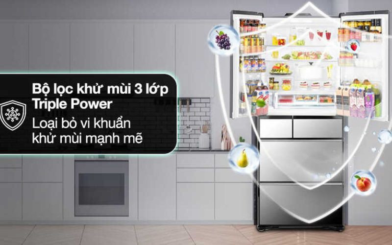 Lắp đặt Tủ lạnh Hitachi 6 cánh Inverter 670 lít R-GW670TV tại Ninh Bình 11 1756392072_tu_lanh_hitachi_6_canh_inverter_670_lit_r_gw670tv_hinh4