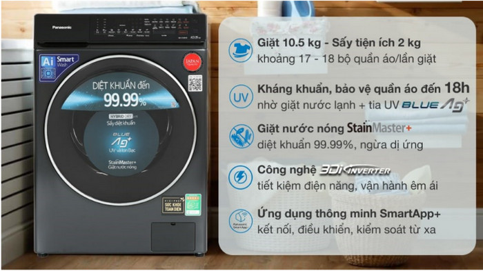 Sửa máy giặt Panasonic Ninh Bình